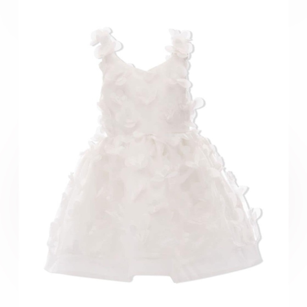TULLEEN WHITE LAGO FLORAL DRESS